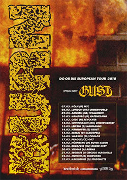 Gust Burn tour poster