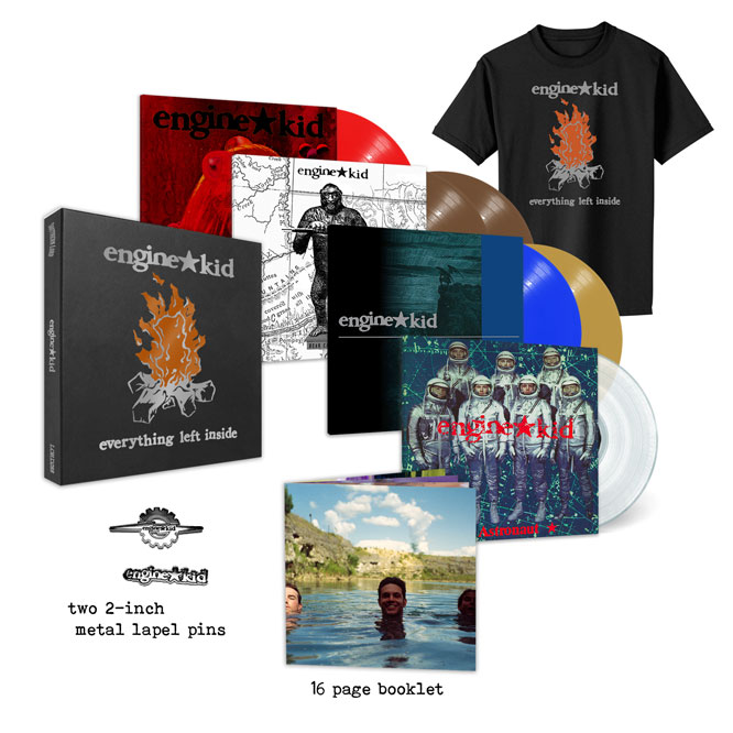 Lord288 Engine Kid - Everything Left Inside 6xLP color vinyl box set and shirt
