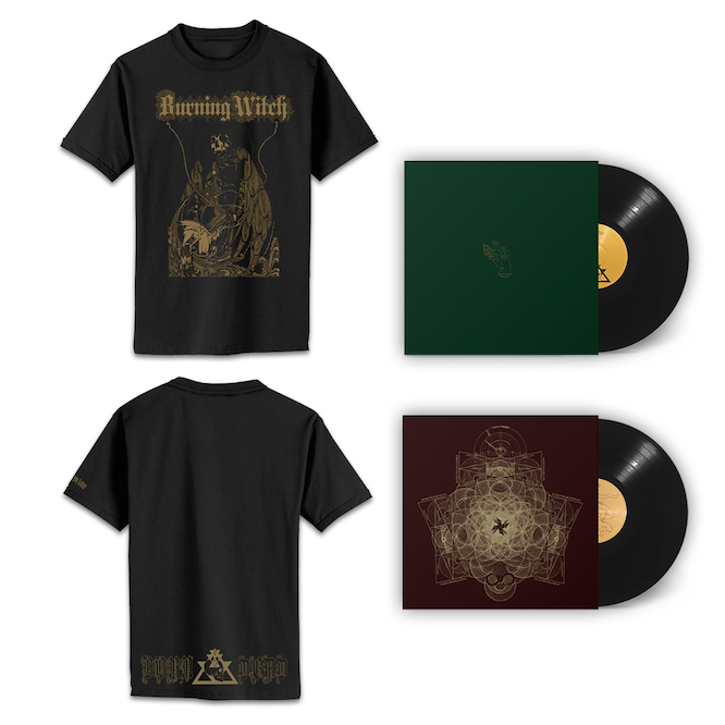 Burning Witch 2x Black Vinyl LPs + Shirt Package