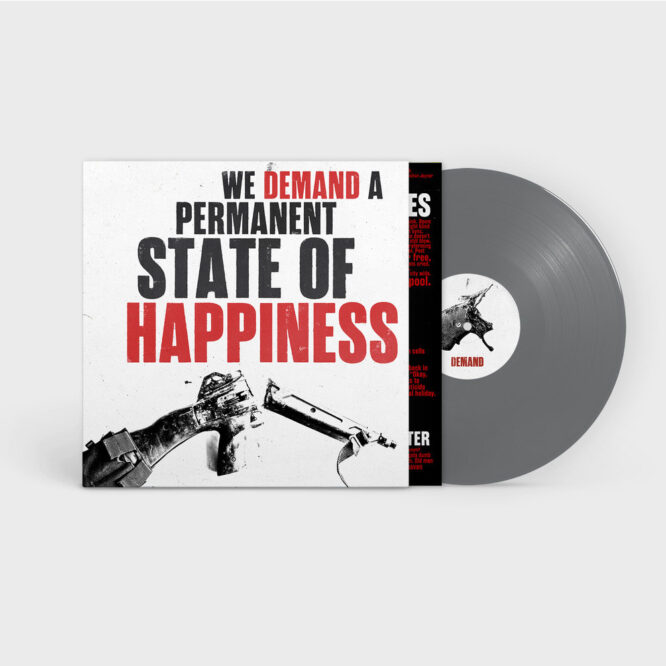 DEAF CLUB - We Demand a Permanent State of Happiness on “Loose Screw” Opaque grey vinyl